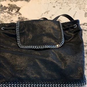 Stella McCartney black backpack